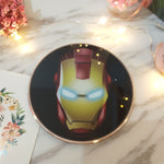 Spider Man Iron Man Qi Wireless Charger