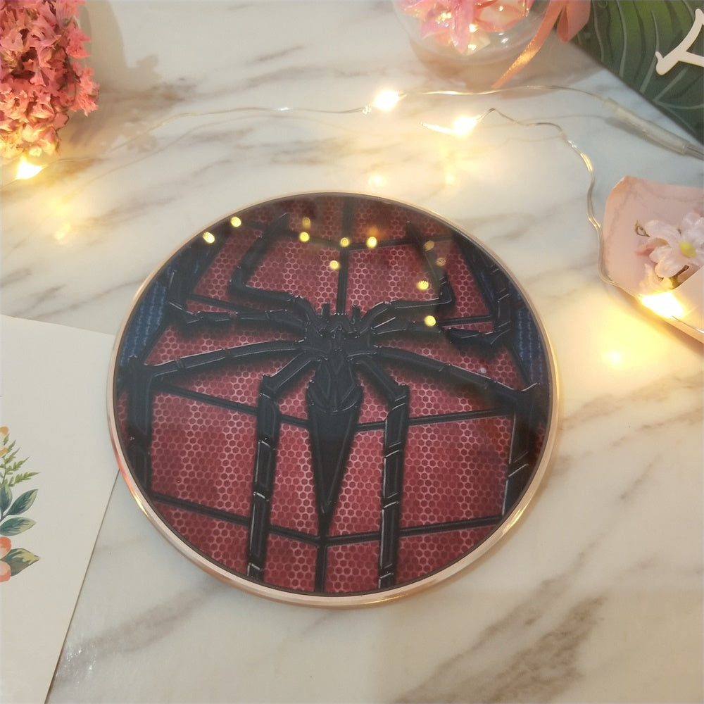 Spider Man Iron Man Qi Wireless Charger