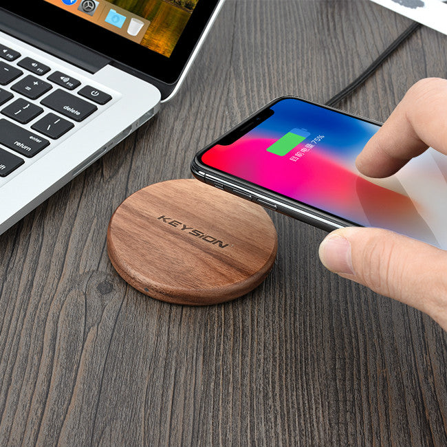 Wood Grain Wireless Fast charger